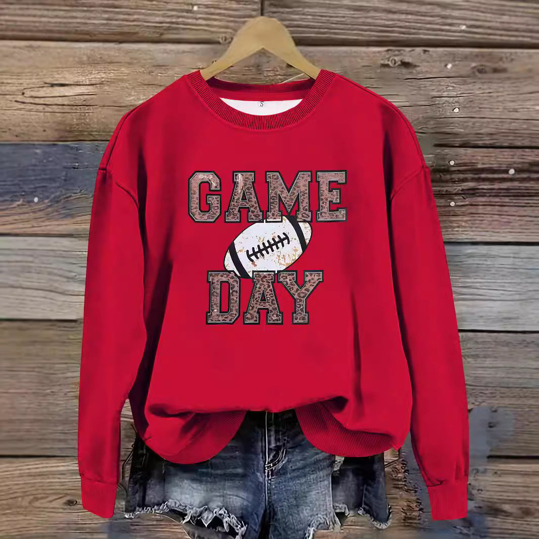 Women's Long Sleeve Baseball Pullover Sweater