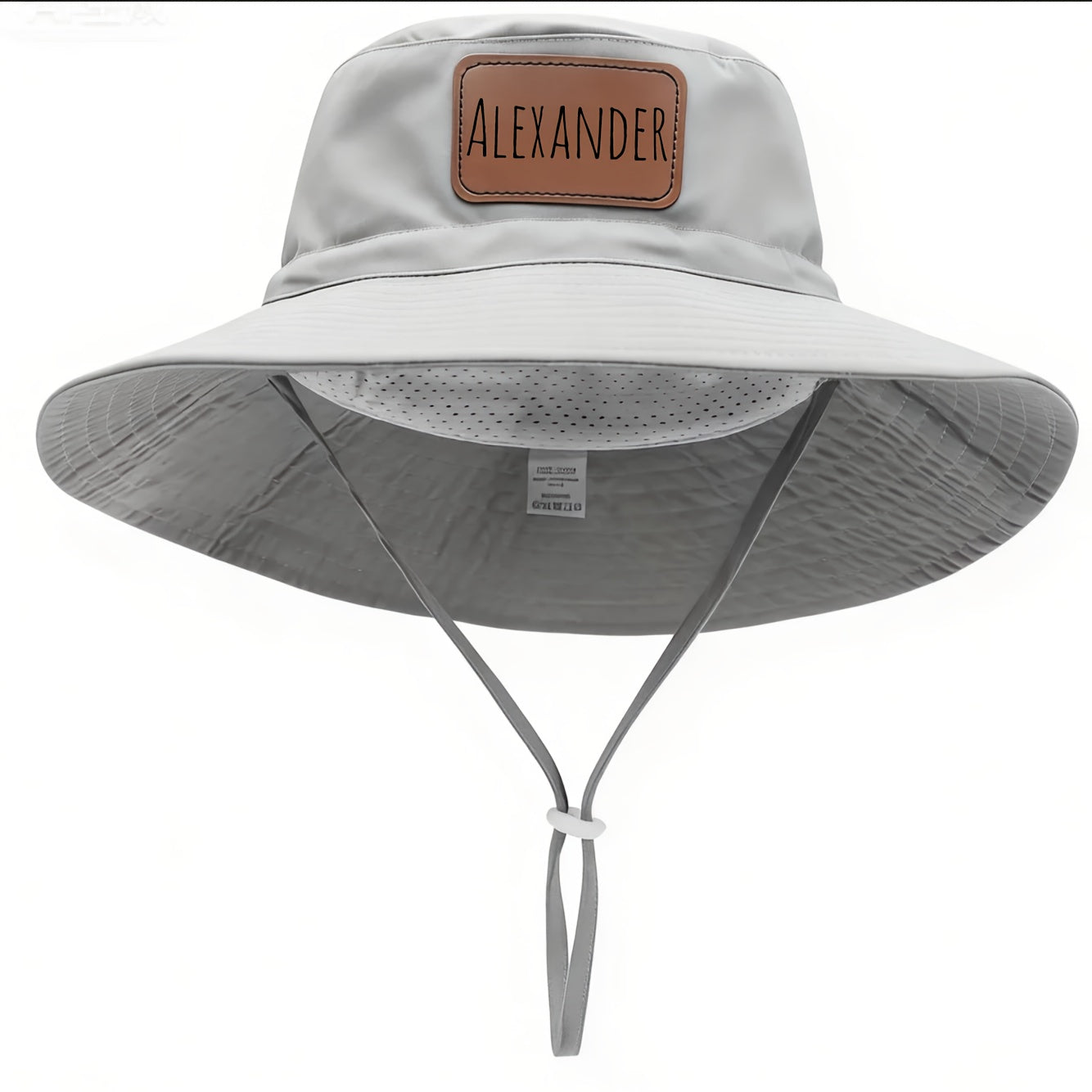 Lightweight Foldable Fisherman Hat for Kids with Personalized Name Tag