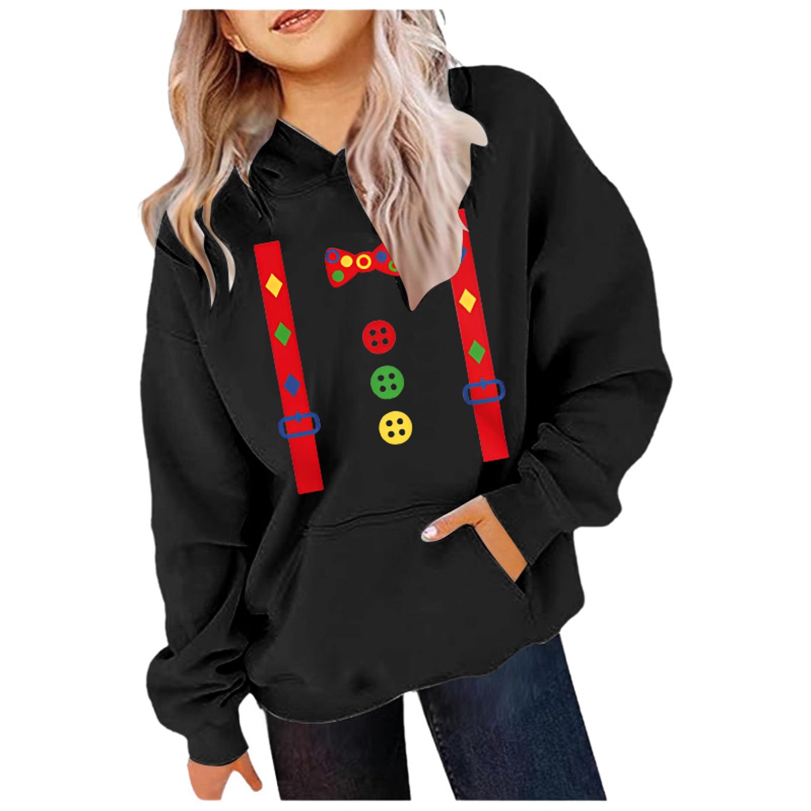 Festive Women's Christmas Print Sweatshirt