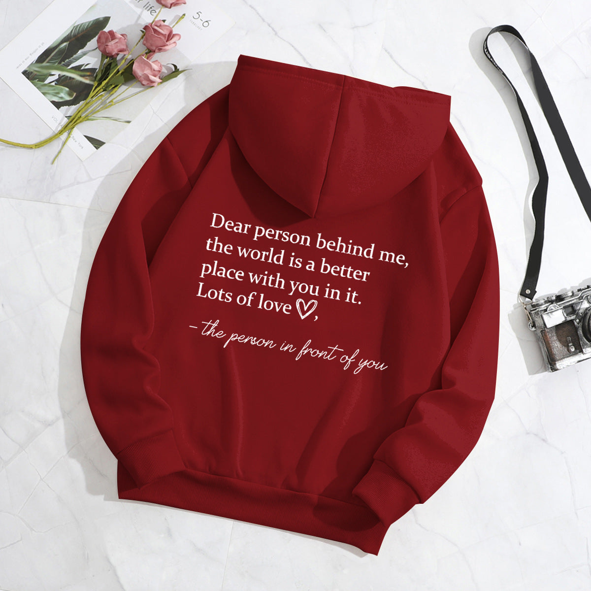 Dear Person Behind Me Positivity Hoodie Sweatshirt