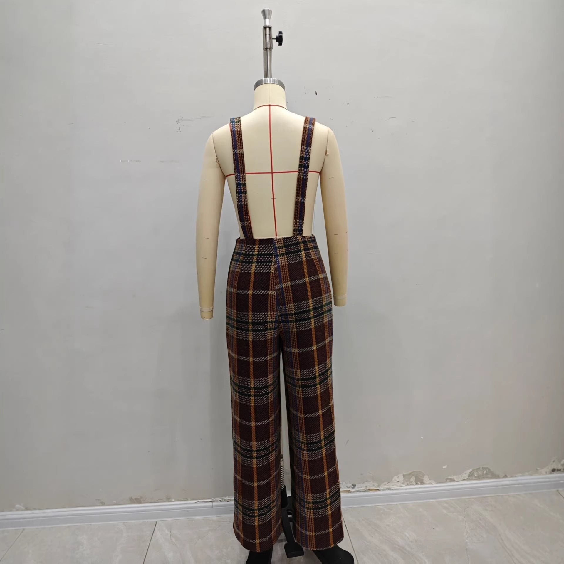 High-waisted Loose-fitting Wide-leg Pants