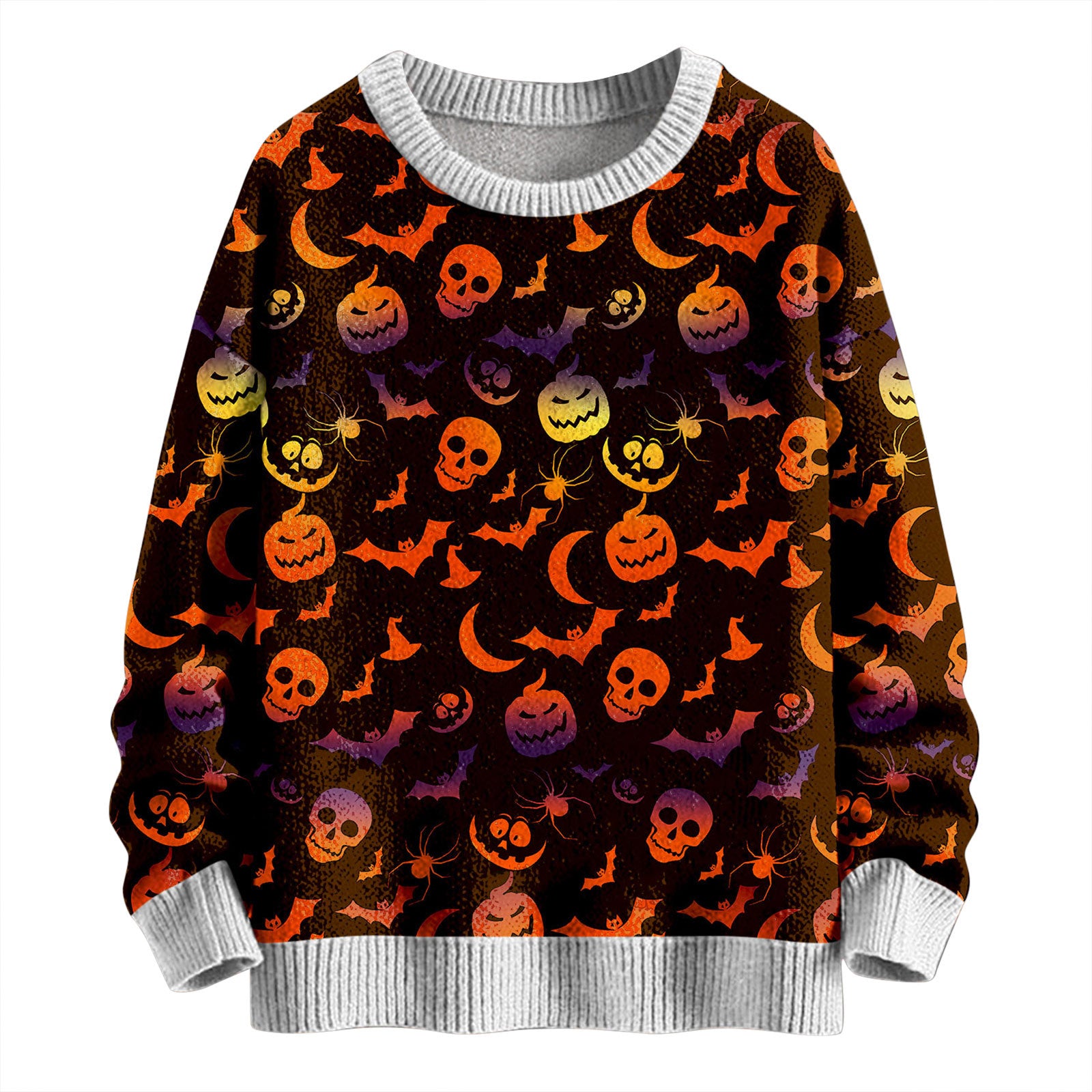 Unisex Printed Crewneck Sweater - Cozy Stylish Pullover