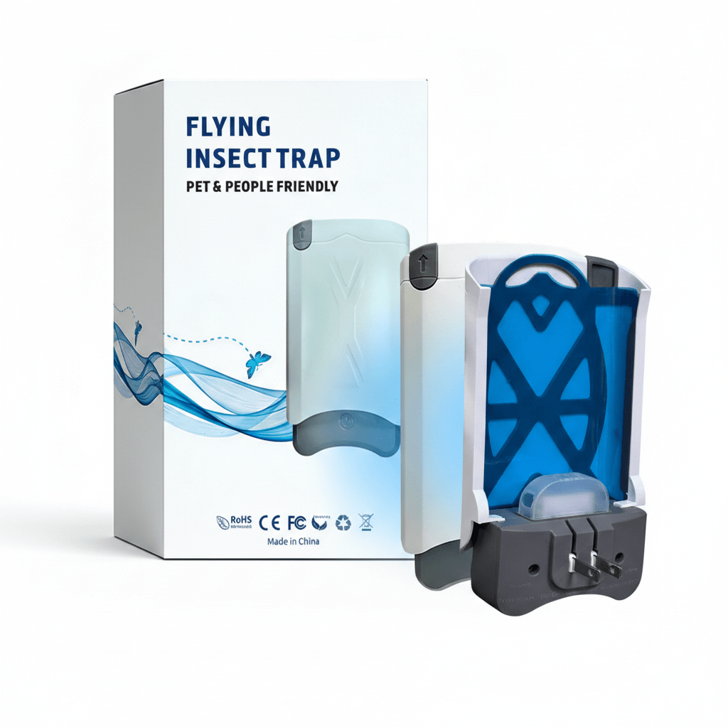Indoor Plug‑In Mosquito Killer Lamp – Integrated Lure and Trap, No Additional Paper Required