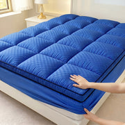 Cooling Mattress Topper – Quilted Pillow‑Top Cover with 1000 GSM Fabric, Fits Deep Pocket Mattresses 8–21 in