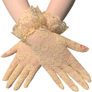 Sun Protection Lace Gloves for Women