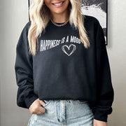 Casual Round Neck Pullover Women's Sweatshirt