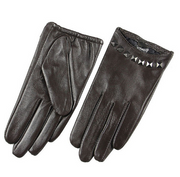 Warm Lambskin Leather Gloves for Women - Spring & Autumn Style