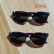 2‑Pack American Flag Retro Sunglasses for Adults