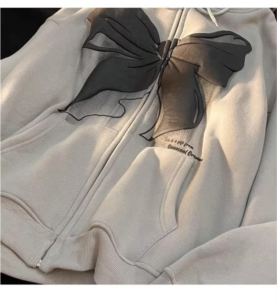 Sweet Cool Fleece-Lined Zipper Jacket