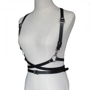 Women's PU Belt Dress Set