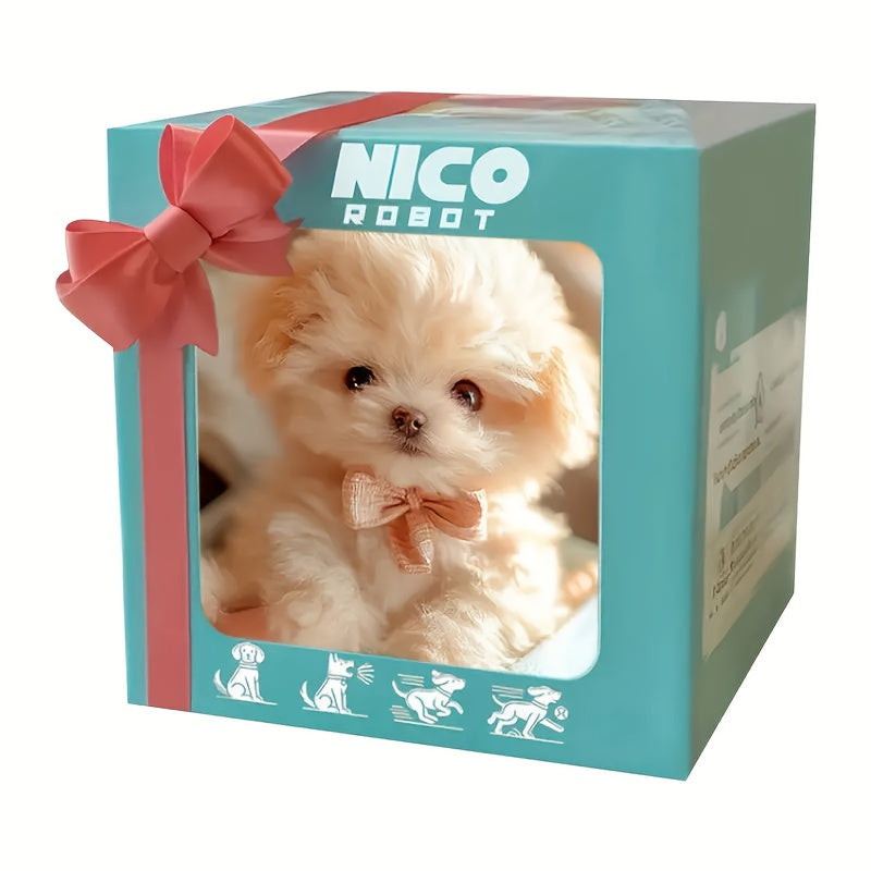 2025 New Robot Dog, Robot Puppy That Acts Like A Real Puppy, - My Realistic Robotic Puppy, Dog Robot for Children, Robot Dog - Walking, Barking, Tail Wagging, Gift a Towing Rope, Birthday Gift