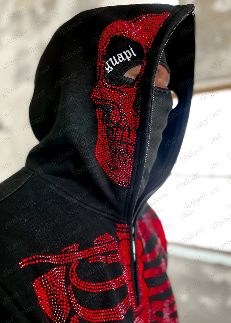 Personalized Graphic Embroidered Loose Pullover Hoodie