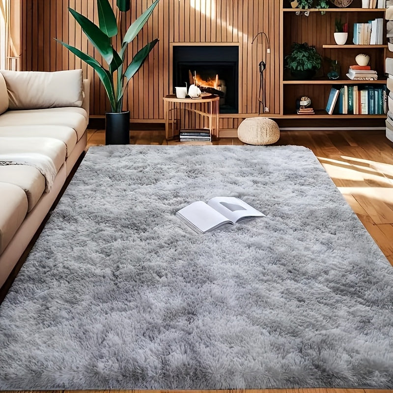 Soft Plush Drum-Shaped Carpet