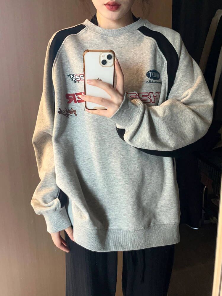 Cozy Crew Neck Pullover Sweet Casual Sweater