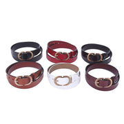 Cowhide Leather Belt for Men and Women, Simple Decorative Belt