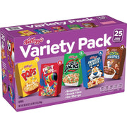 Assorted Cereal Variety Pack with 25 Individual Boxes