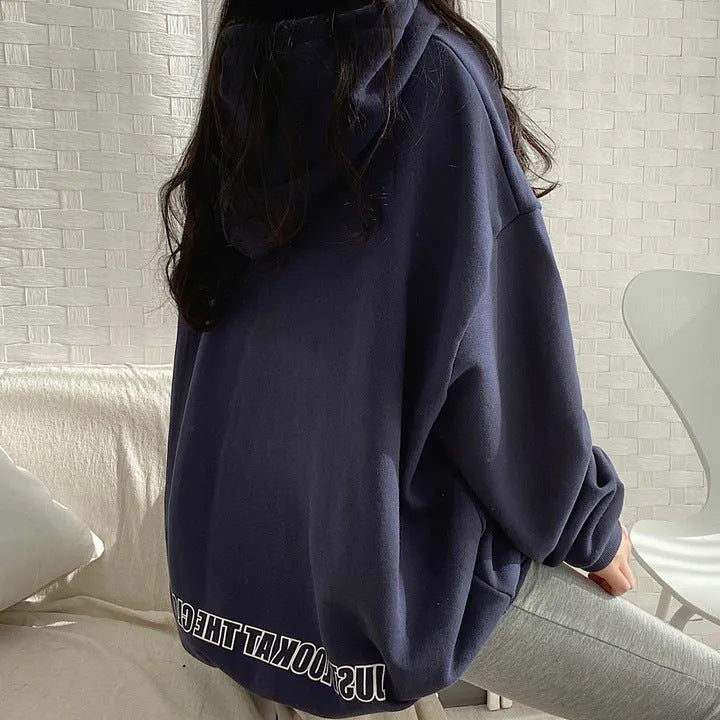Trendy Fleece-Lined Casual Pullover Top