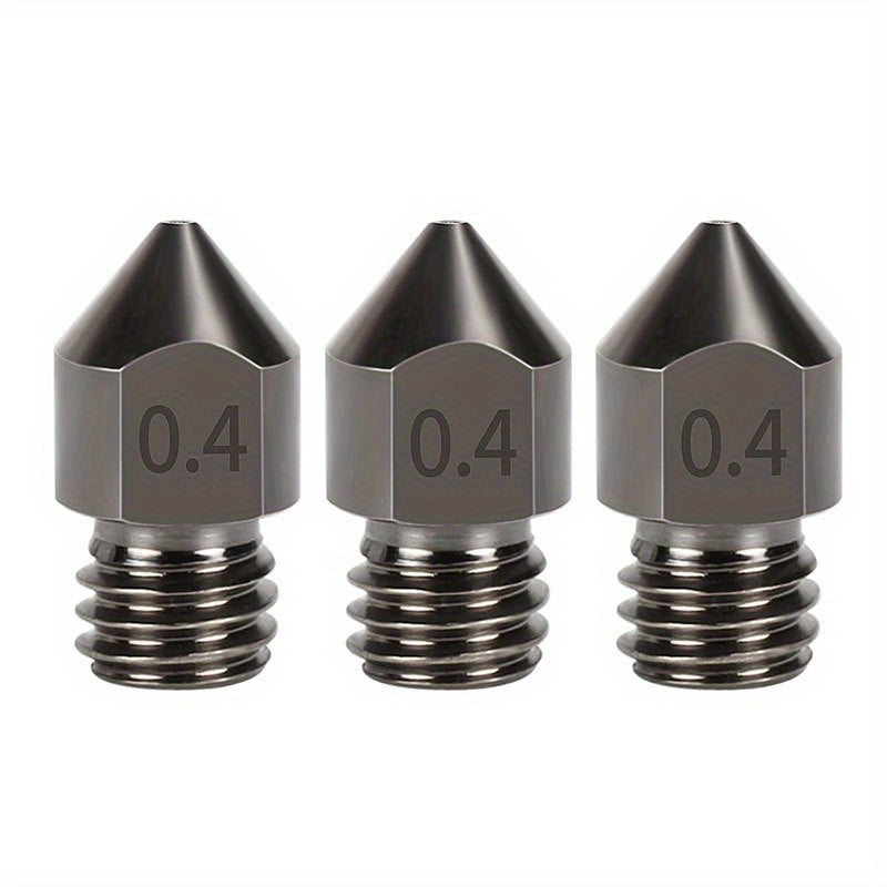 MK8 Hardened Steel Nozzle – Corrosion‑Resistant Extruder Head for Ender 3, A8, A8 Plus, CR‑10, 1.75 mm