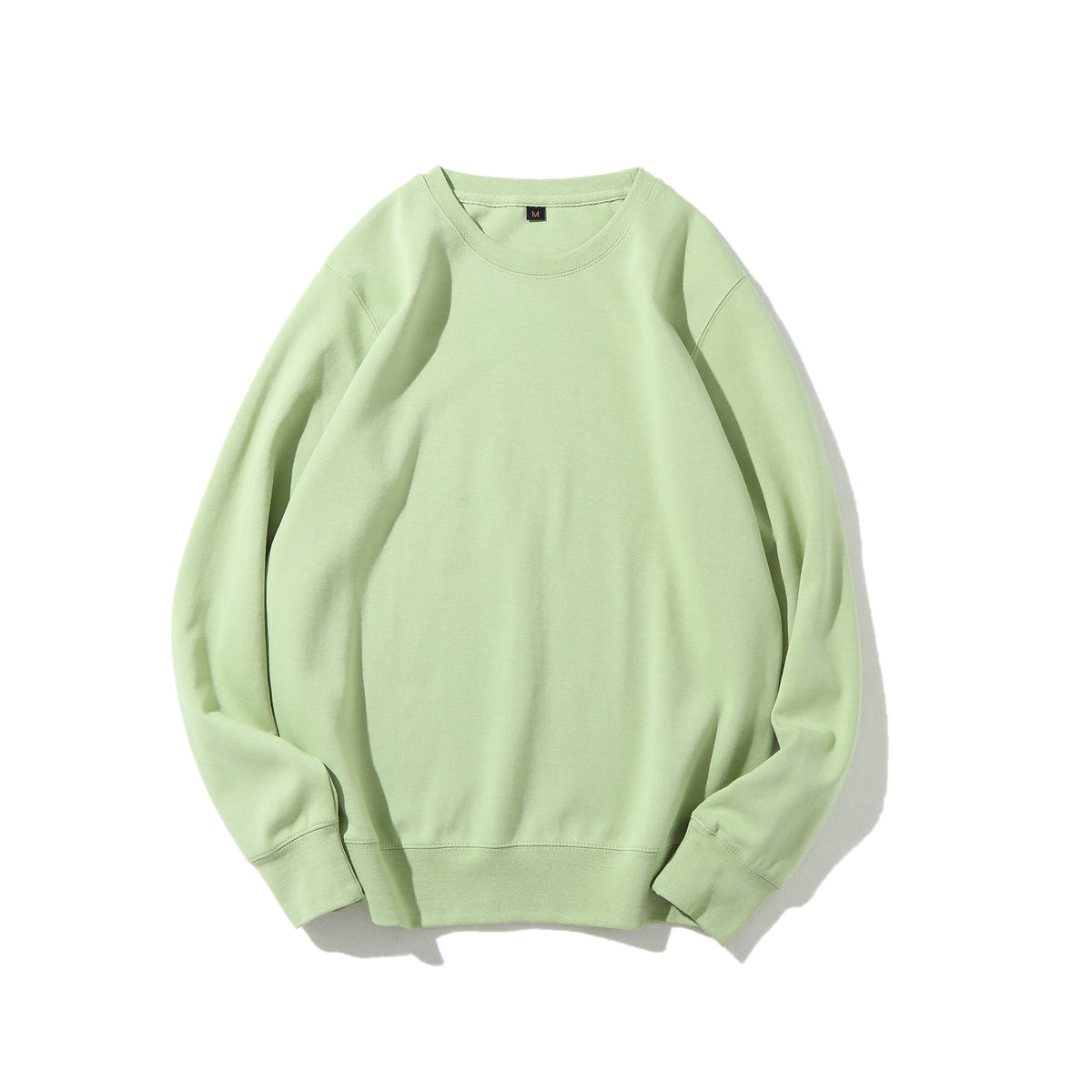 Solid Healthy Round Neck Sweater Long Sleeve