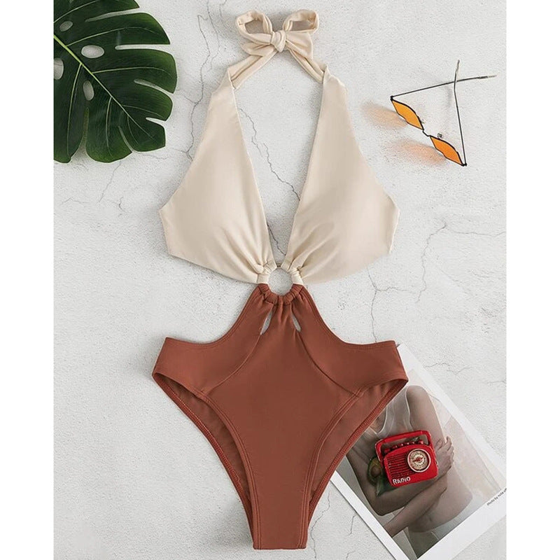 Women's Figure-Flattering Slimming One-Piece Beach Bikini