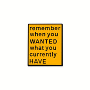 Reflective Yellow Square Phone Sticker with Motivational Quote