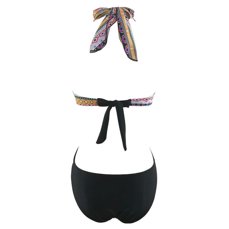 Sexy Backless Halter One-Piece Swimsuit