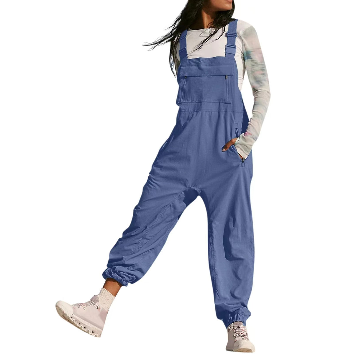 Working Bib Top Pants Amazon Fashion Leisure Tappered Jumpsuit