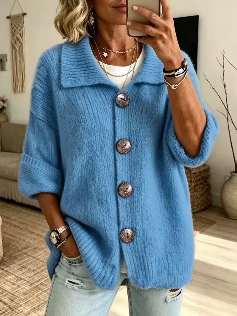 Button-down Knitted Sweater Cardigan New Fallwinter Style