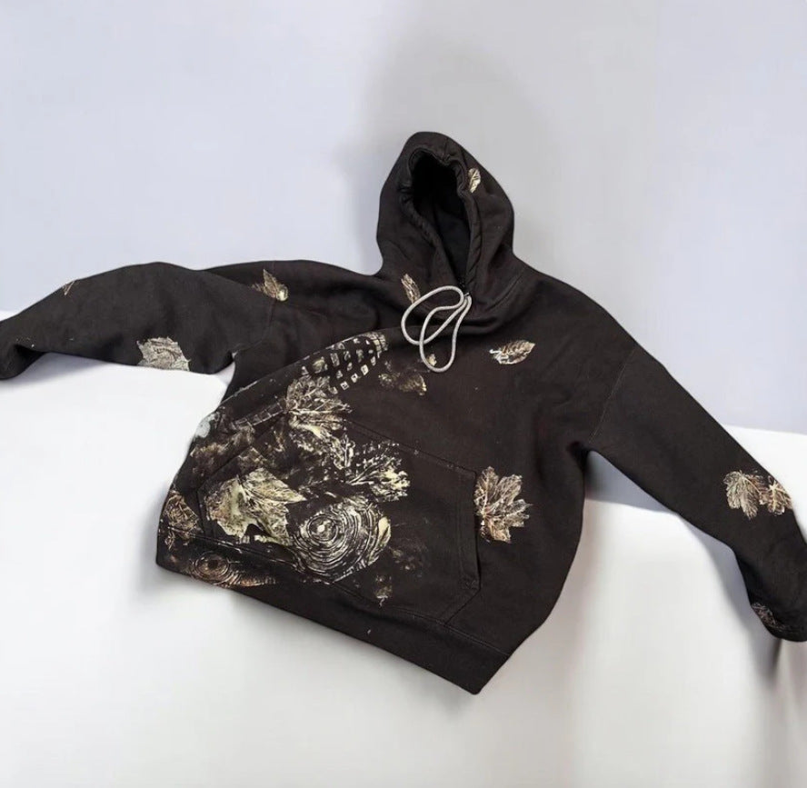 Cozy Butterfly Knit Hooded Sweatshirt