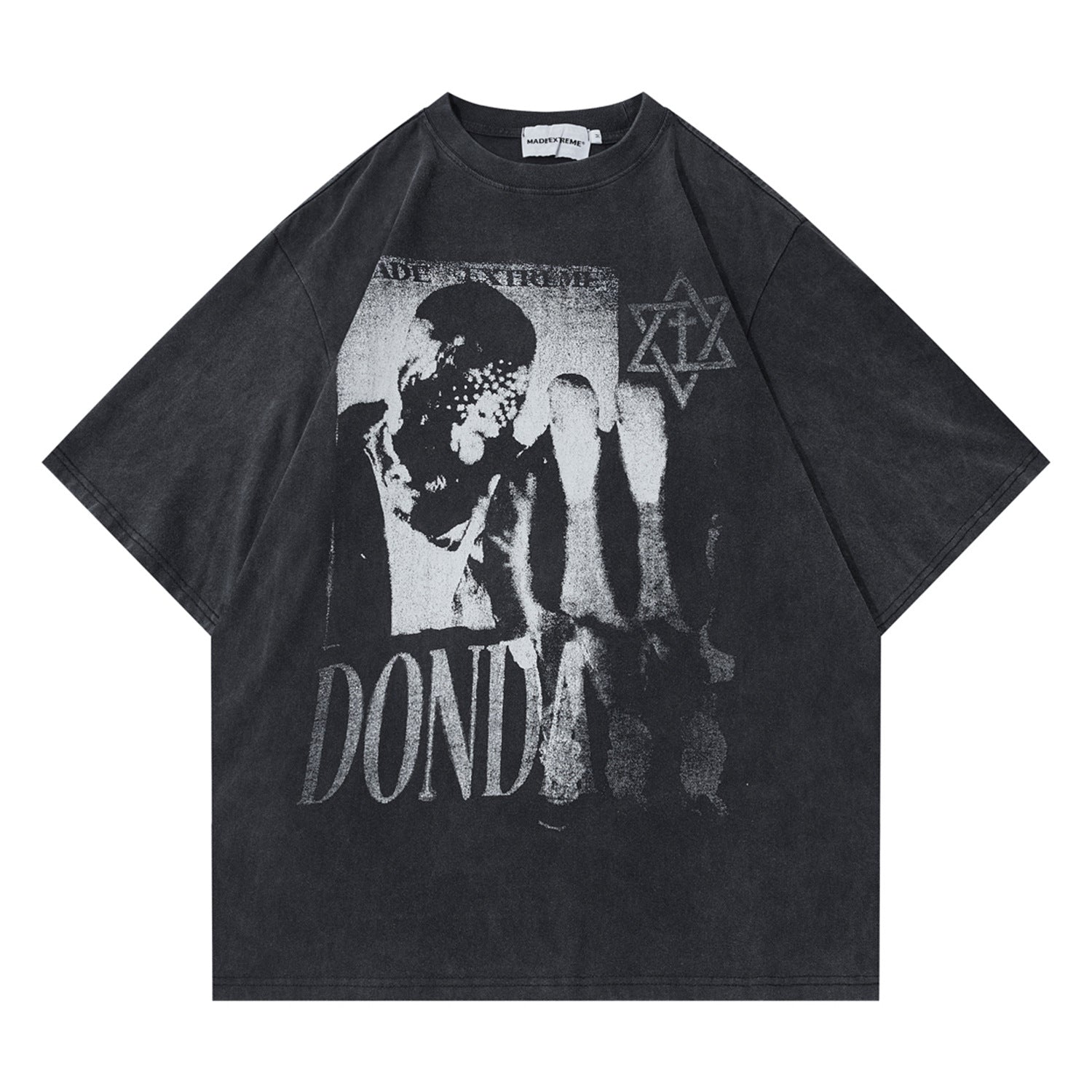 Vintage Washed Loose Short Sleeve Graphic Tee
