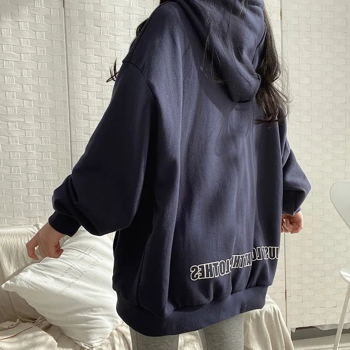 Trendy Fleece-Lined Casual Pullover Top