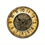 18-Inch Oversized Gear Clock Featuring Authentic Moving Gears, Designed in a Large Industrial Steampunk Style, This Wall-Mounted Clock with a Glass Cover Is Perfect for Decorating Living Rooms, Home Offices, Factories, Warehouses, Or Log Cabins