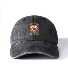Slim fit western baseball cap for kids with sun protection
