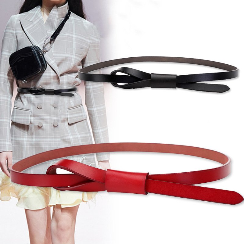Fashion Solid Leather Belt for Women