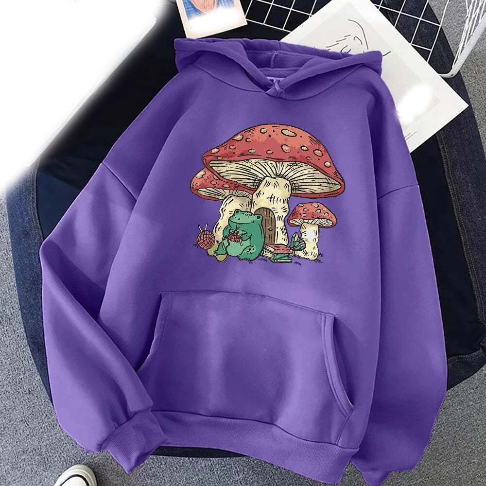 Cozy Letter Print Kangaroo Pocket Drawstring Hoodie