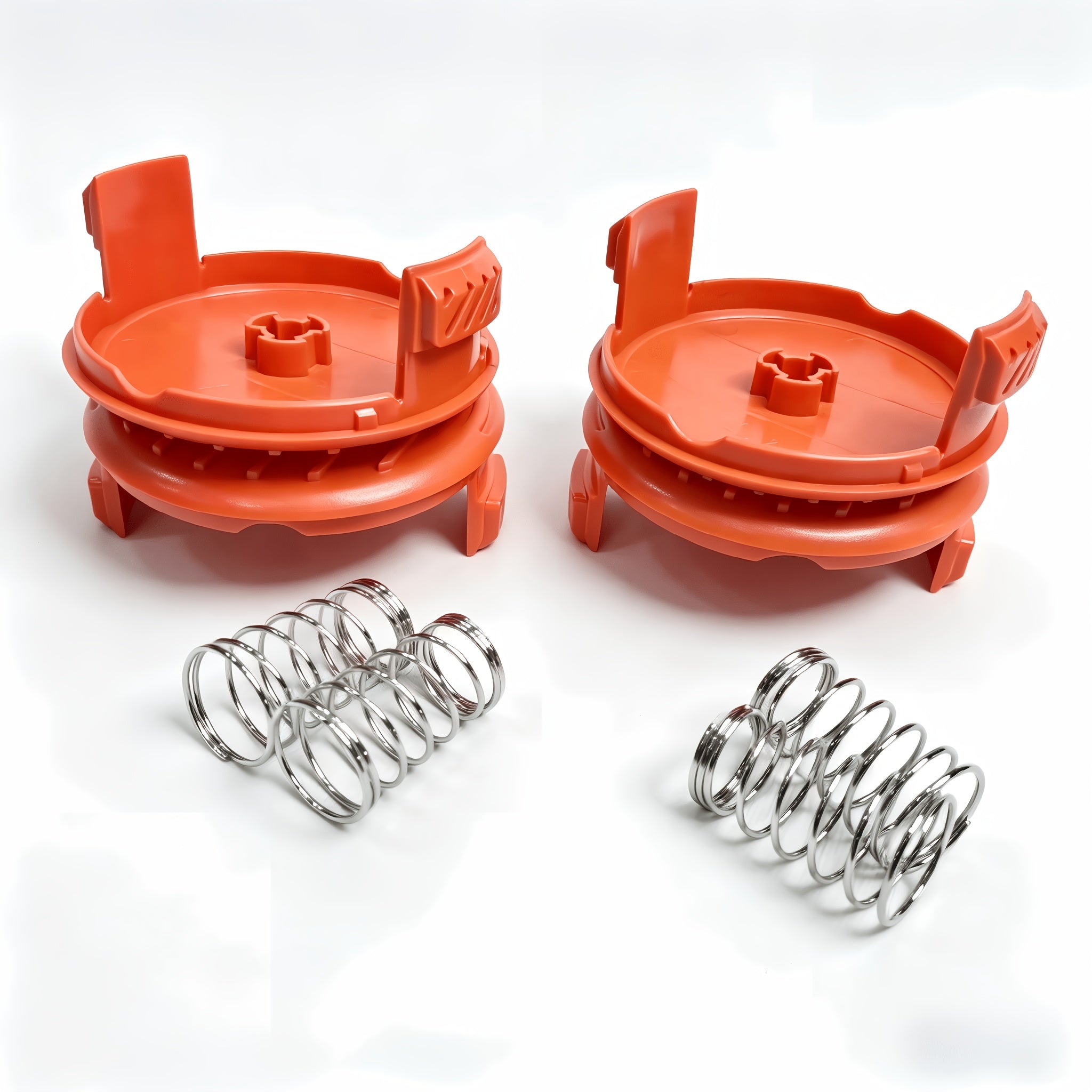 2/4pcs RC100P Line Spool Cap And Spring Kit, Compatible with Black And Decker AFS String Trimmer, Replacement Parts