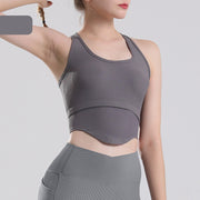 Shock-Absorbing Padded Sports Running Bra