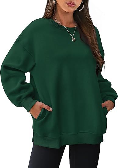Oversized Velvet Long Sleeve Pullover Sweatshirt