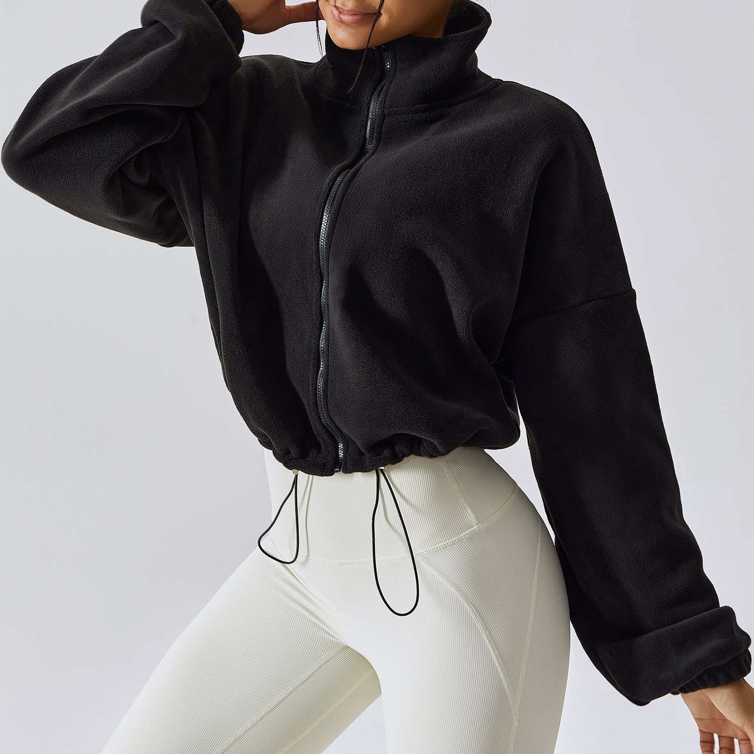 Women's Cashmere Stand Collar Sports Coat