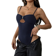 Tight-fitting Womens Halter Swimsuit Bodysuit