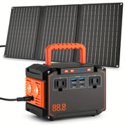 Portable Power Station Portable Power Station 88.8WH with AC Outlet (US Plug) | Solar Charging, USB/DC Ports - Compact Solar Generator, Lithium Battery for Camping, Emergency Backup, Home, RV, CPAP...