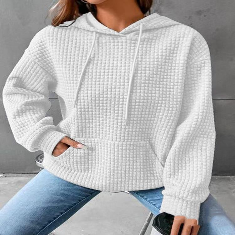 Cozy Solid Color Long-Sleeve Casual Pullover Sweater
