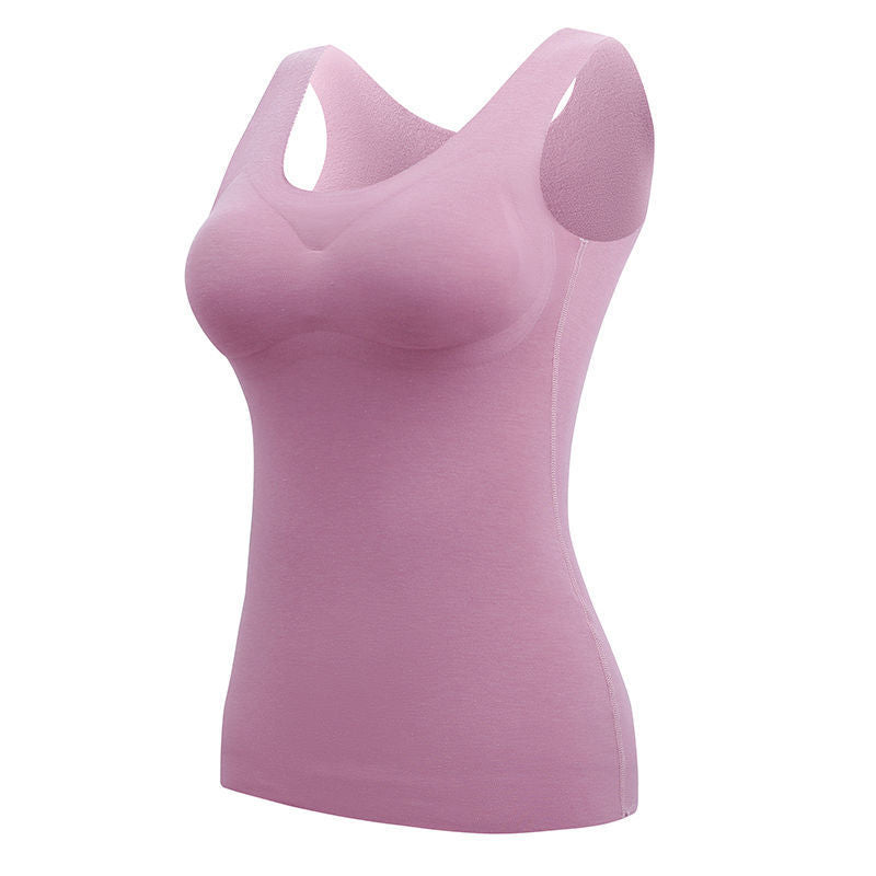 Women's Solid Color De Velvet Thermal Underwear