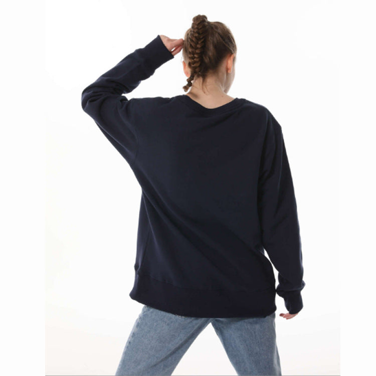 Cozy Unisex Embroidered Animal Pullover Sweatshirt