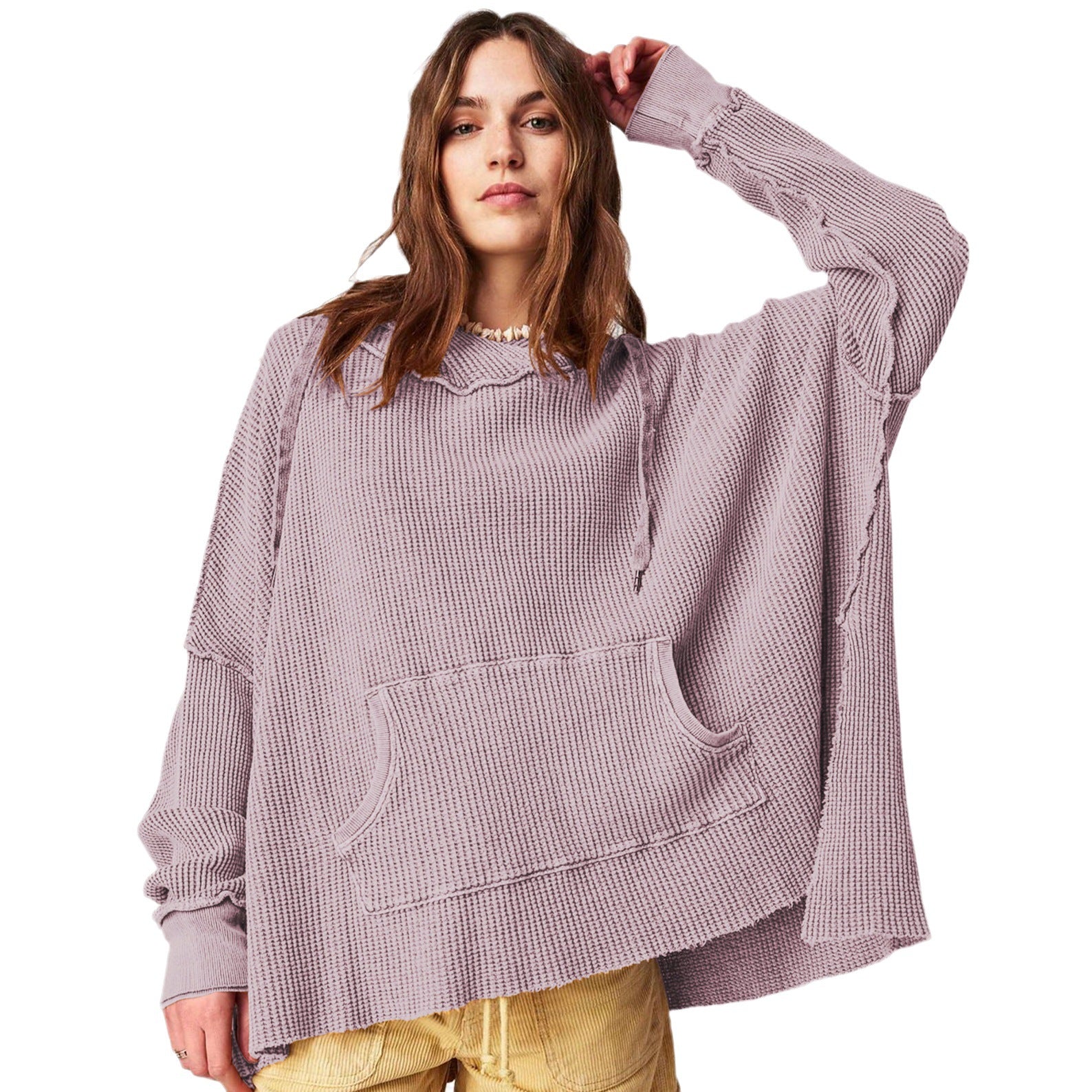 Cozy Oversized Hooded Sweater for Women