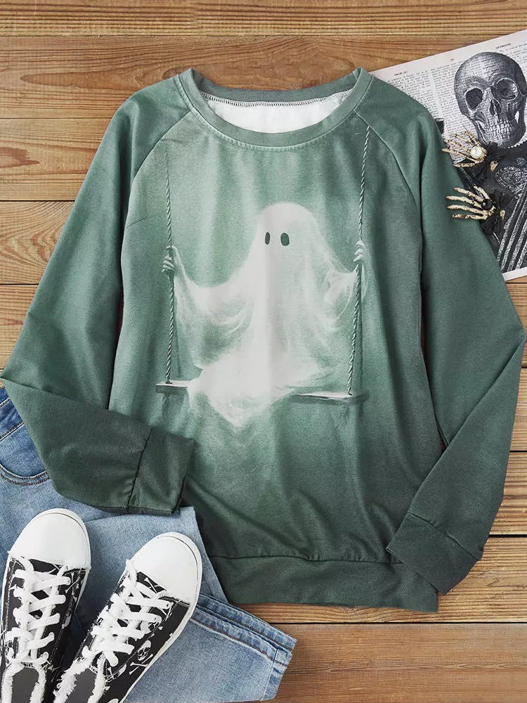 Korean Style Oversized Letter Loose Pullover Sweater