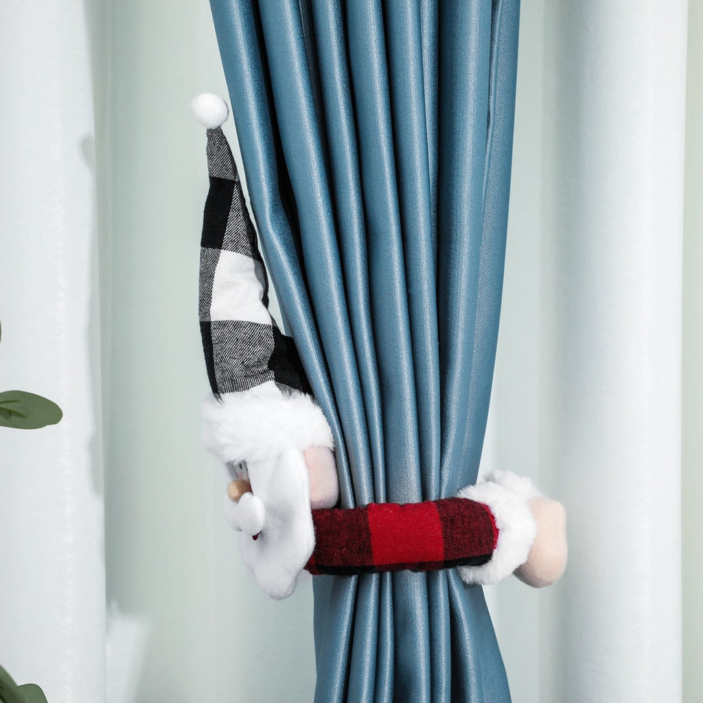 Christmas Decorations Forest Elderly Curtain Buckle