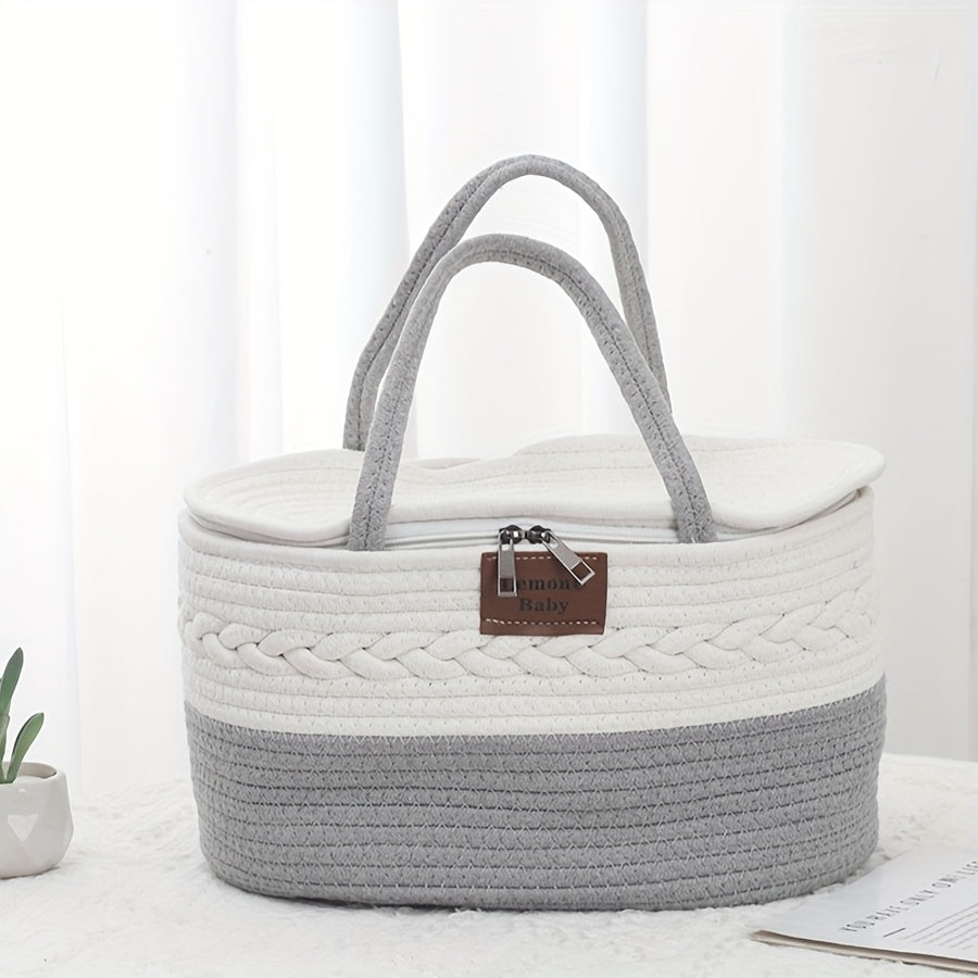 Large Portable Diaper Caddy with Handles