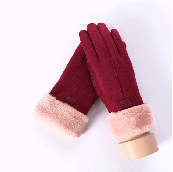 Warm Touch Screen Driving Gloves for Women