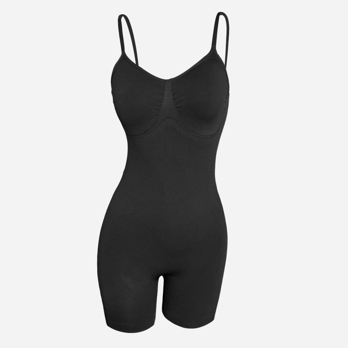 Crossover-Strap Shorts Yoga Jumpsuit